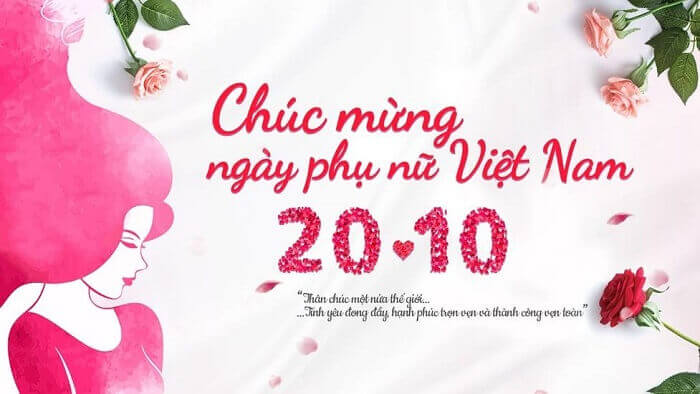 Chúc mừng ngày Phụ Nữ Việt Nam 20/10/2023. Happy VietNam Women's Days