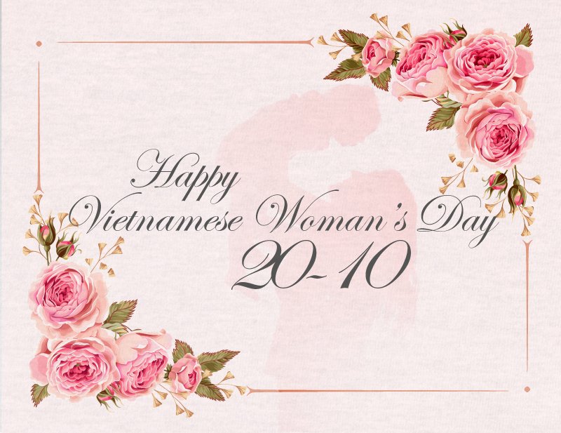 Chúc mừng ngày Phụ Nữ Việt Nam 20/10/2023. Happy VietNam Women's Days